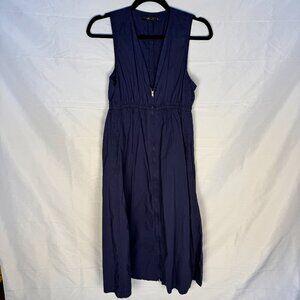 Deluc Blue Zipper Dress